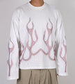 Long sleeve Flames crystal