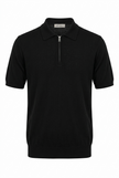 Polo mezza zip in filo