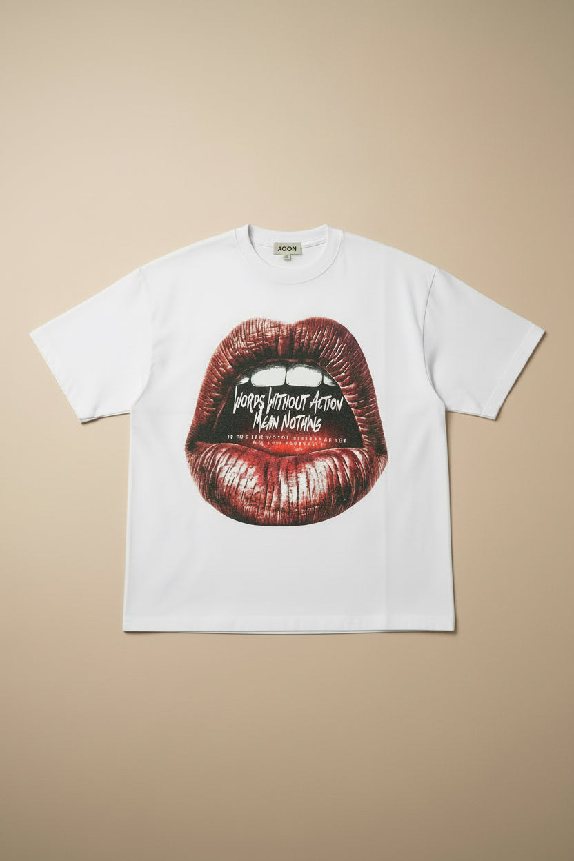 T-shirt labbra