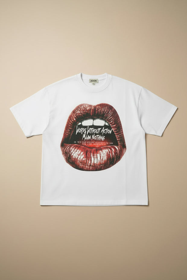 T-shirt labbra