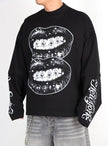 Long sleeve chrome smile