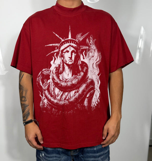 T-shirt serpent of liberty