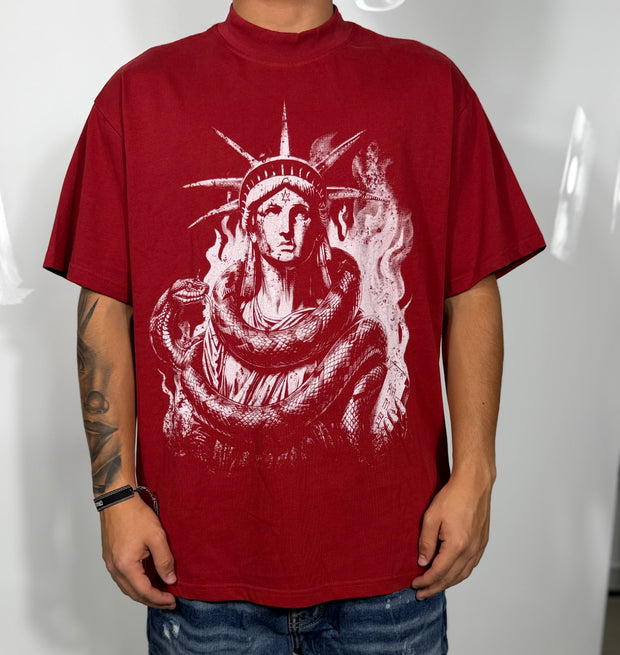 T-shirt serpent of liberty