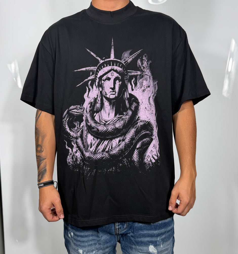 T-shirt serpent of liberty