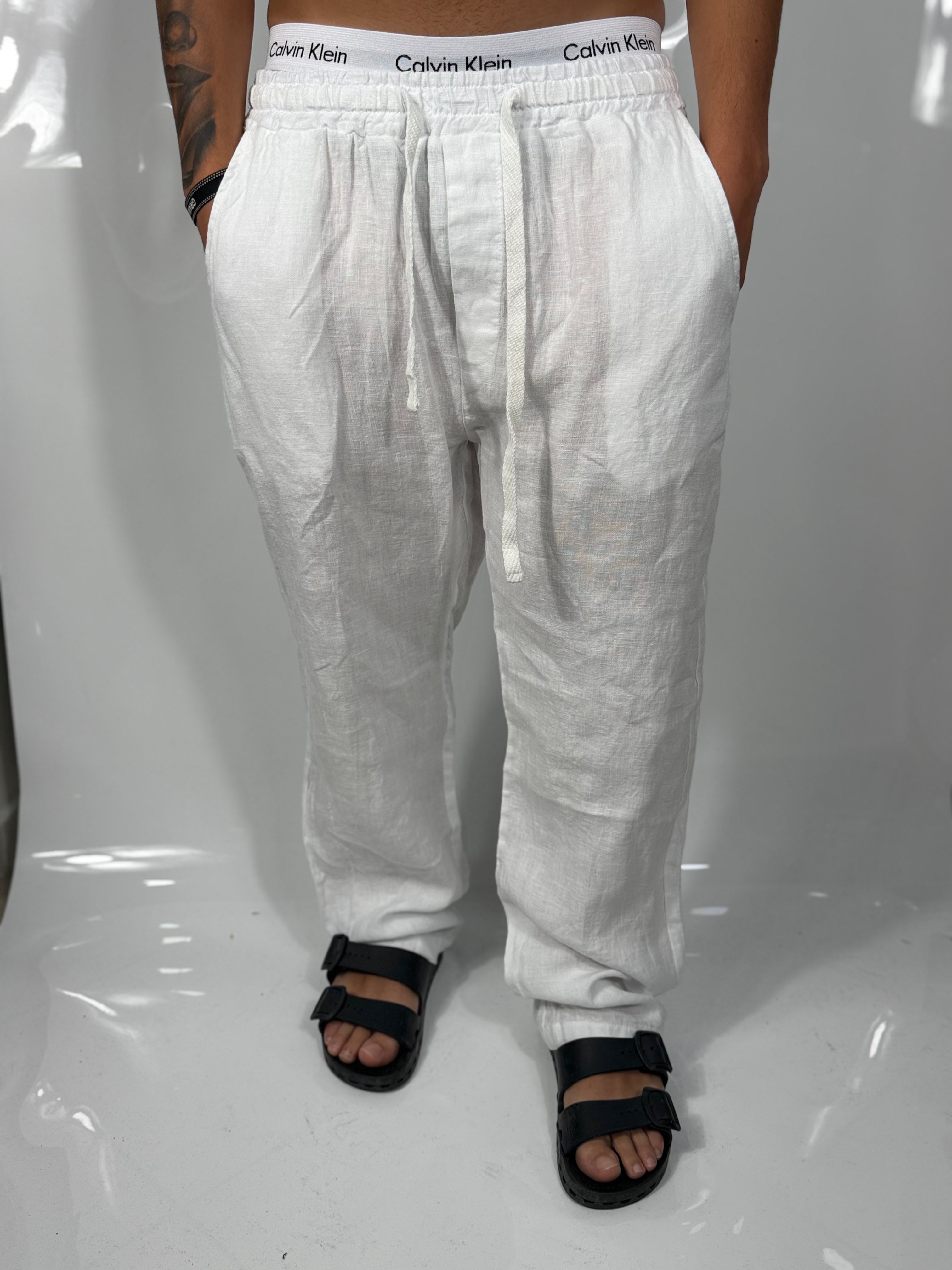 Pantaloni di lino