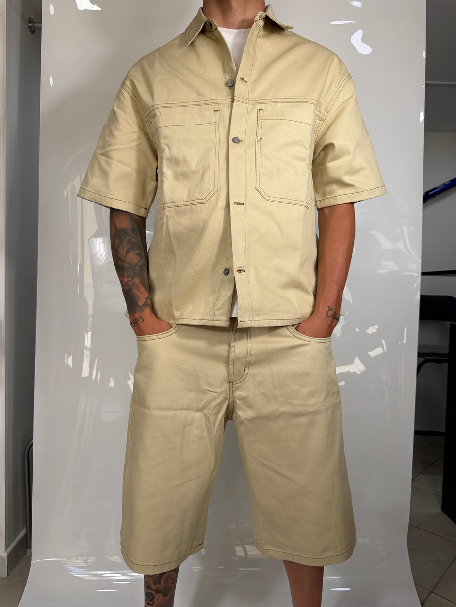 Completo beige