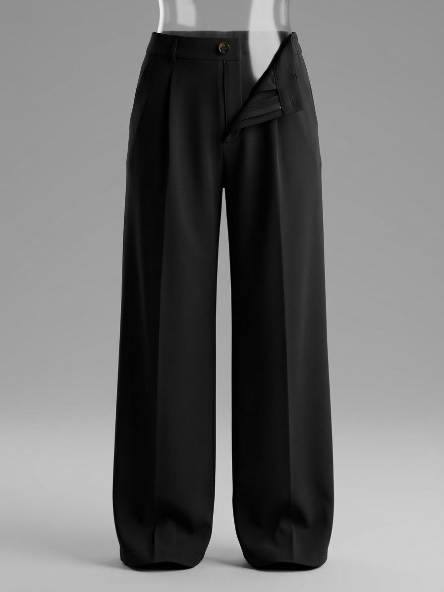 Pantalone elegante fondo ampio