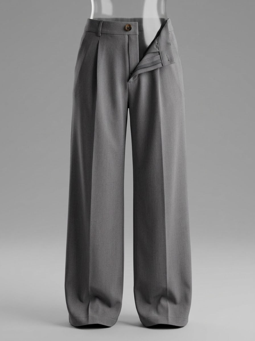 Pantalone elegante fondo ampio