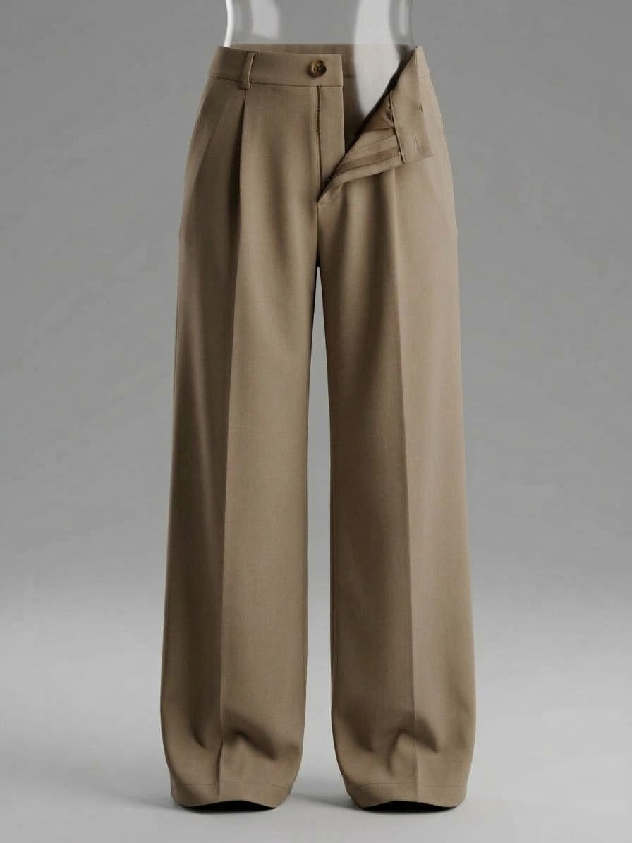 Pantalone elegante fondo ampio